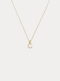 gold filled pearl initial necklace dainty personalized letter pendant