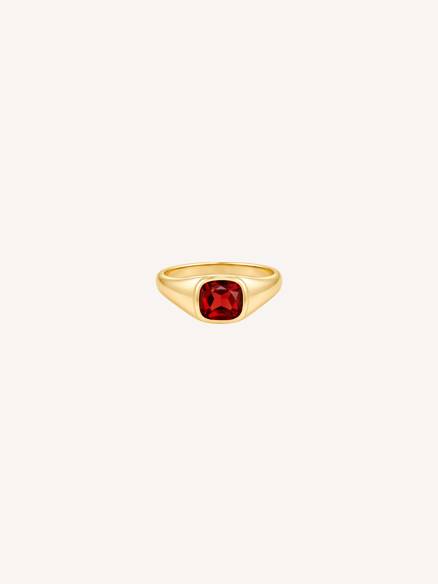 Red CZ Ring