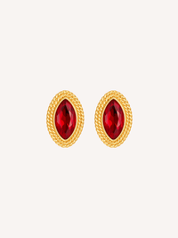 Ruby Marquise Studs