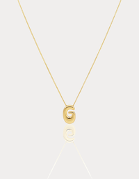 Retro Initial Necklace