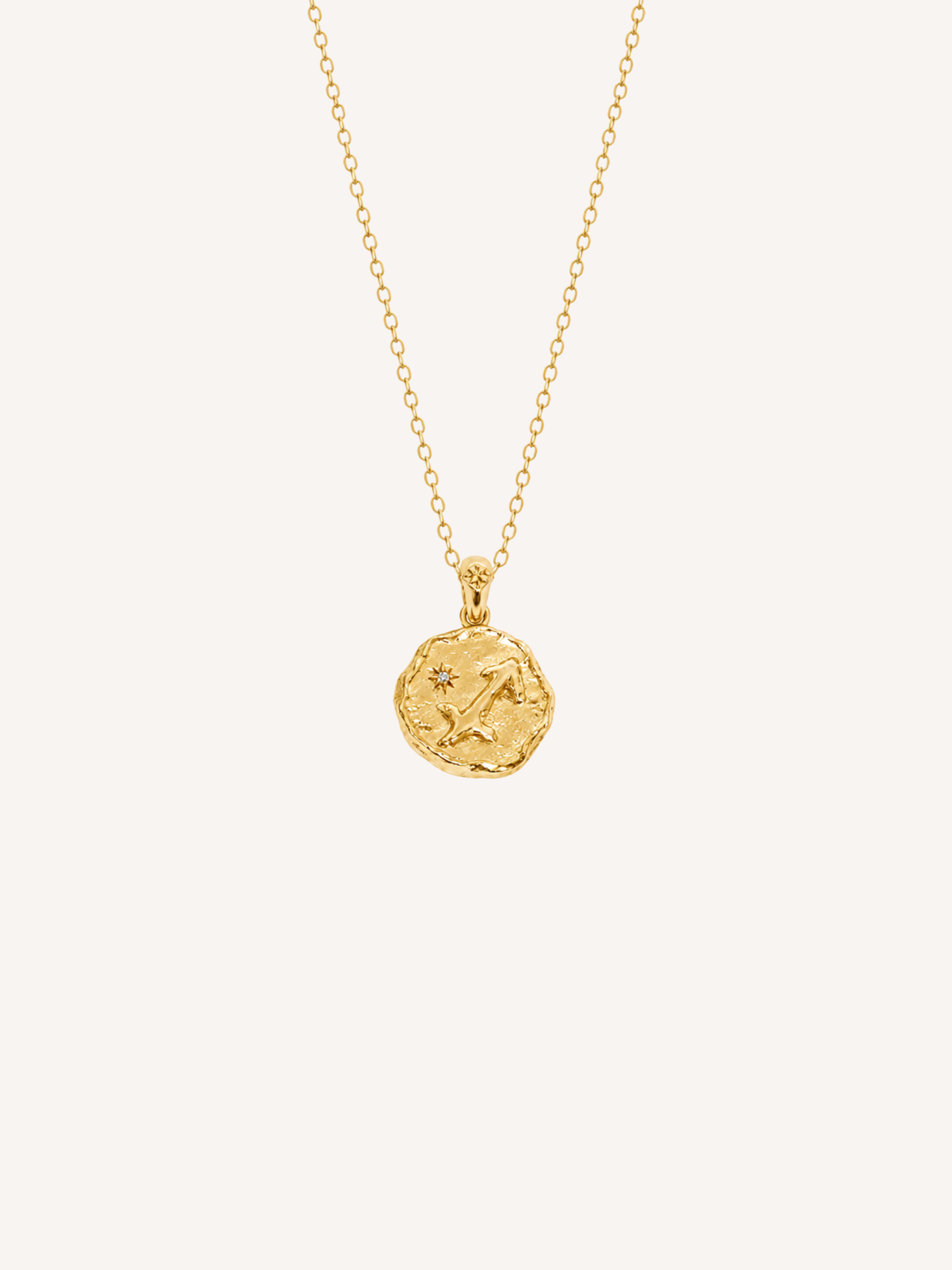 Sagittarius Coin Necklace