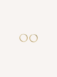 18k Gold Tiny Hoops