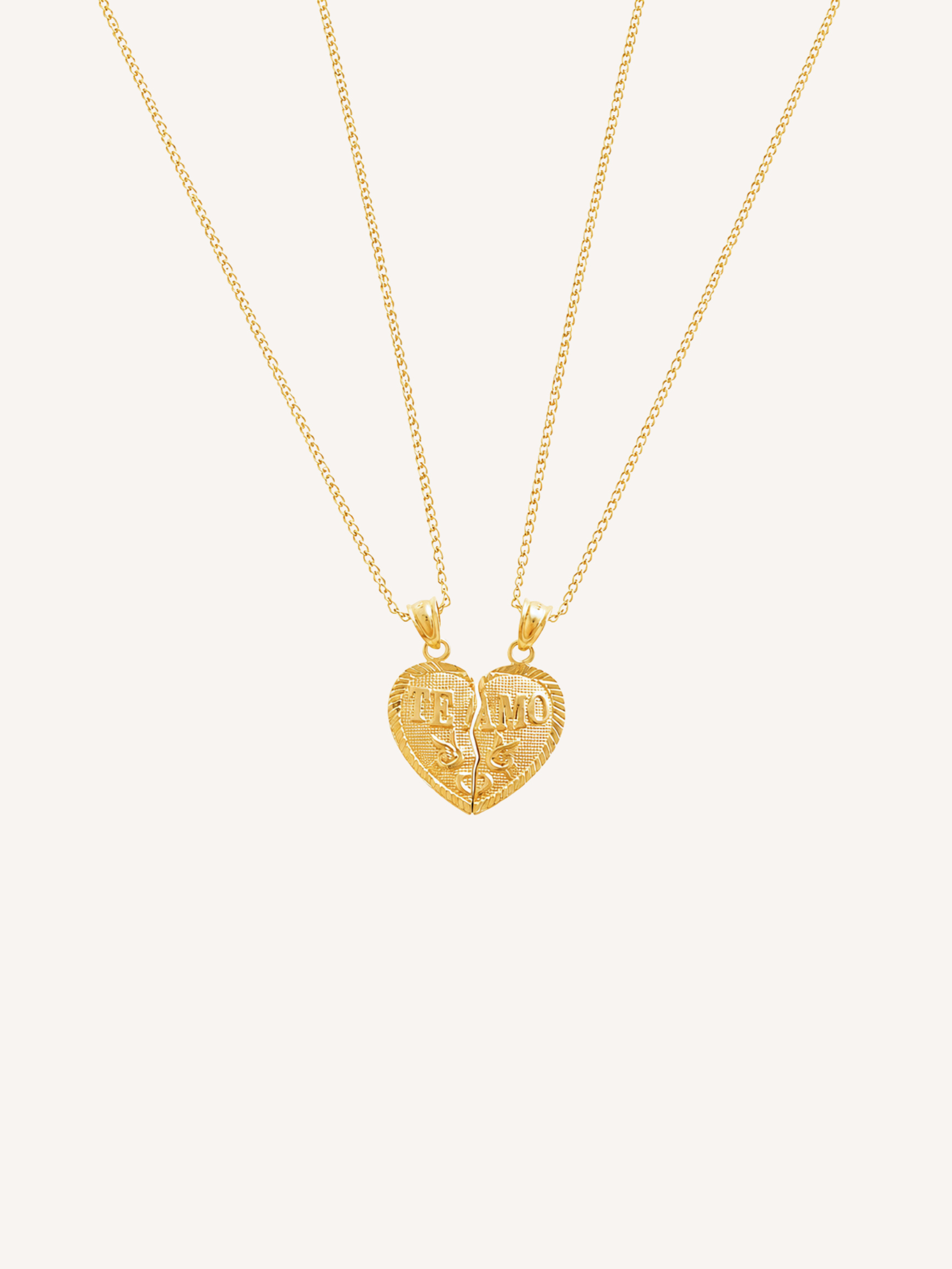 Te Amo Heart Necklace