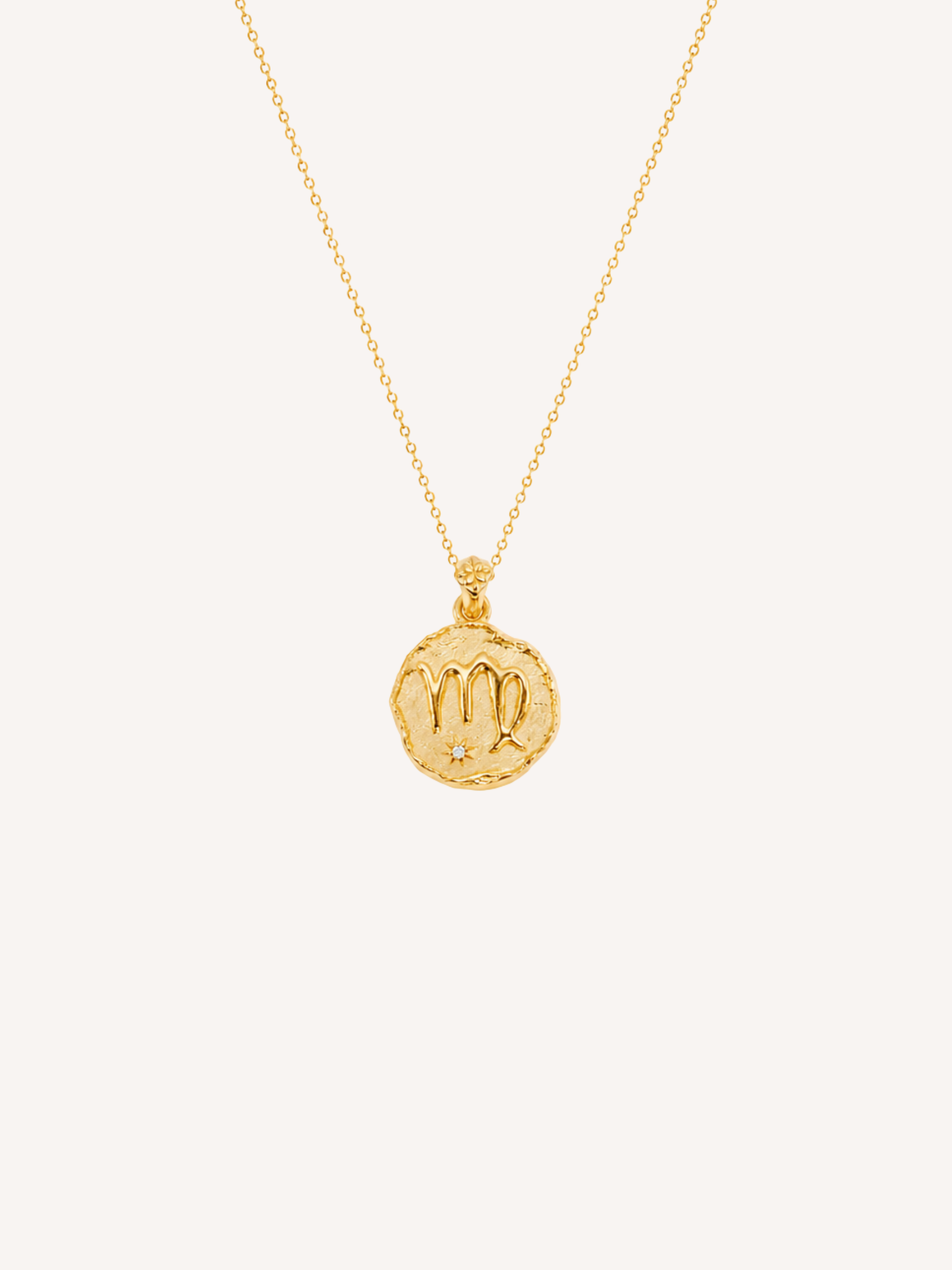 Virgo Coin Necklace