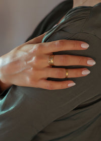 14k Gold Stacking Ring