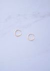 18k Gold Tiny Hoops