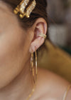 18k Gold Endless Hoops