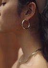 18k Celine Hoops