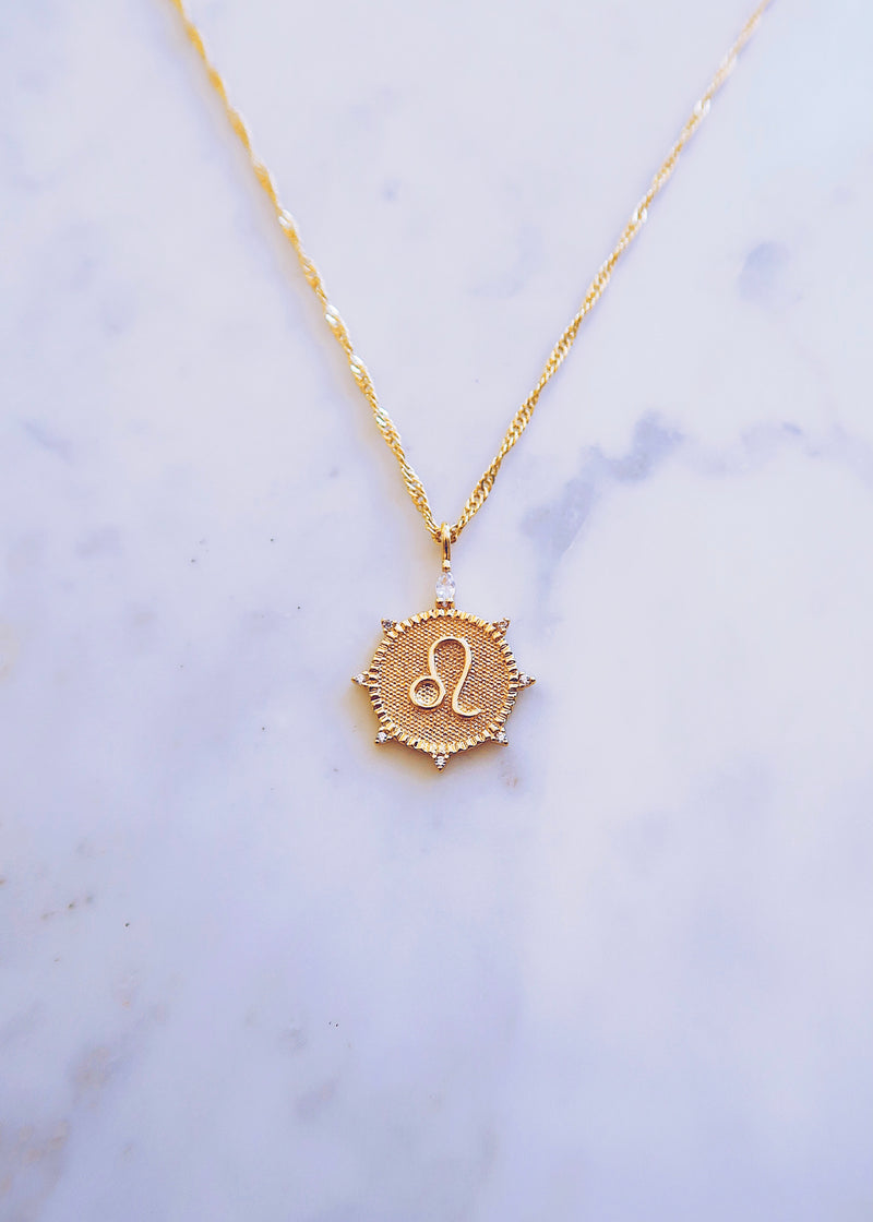 Leo Medallion Necklace