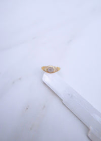 Pave Signet Ring