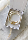 Pave Pearl Initial Choker