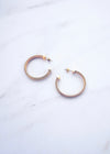 Snake Chain Hoops