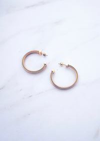 Snake Chain Hoops