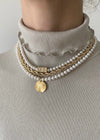 Pave Pearl Initial Choker