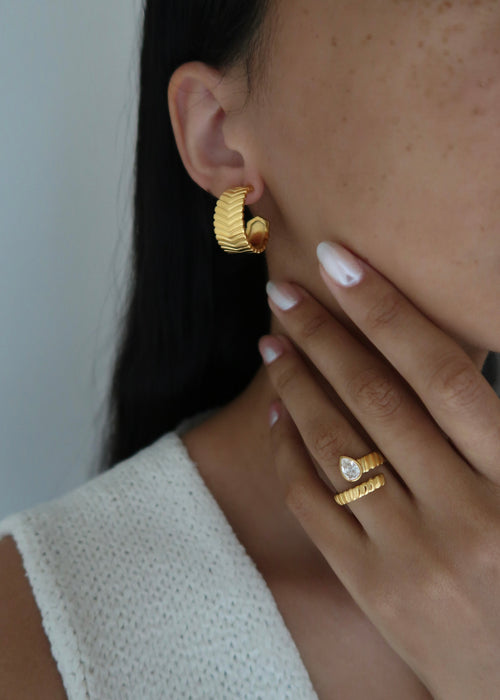 Chevron Hoops