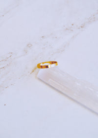 14k Thick Band Ring